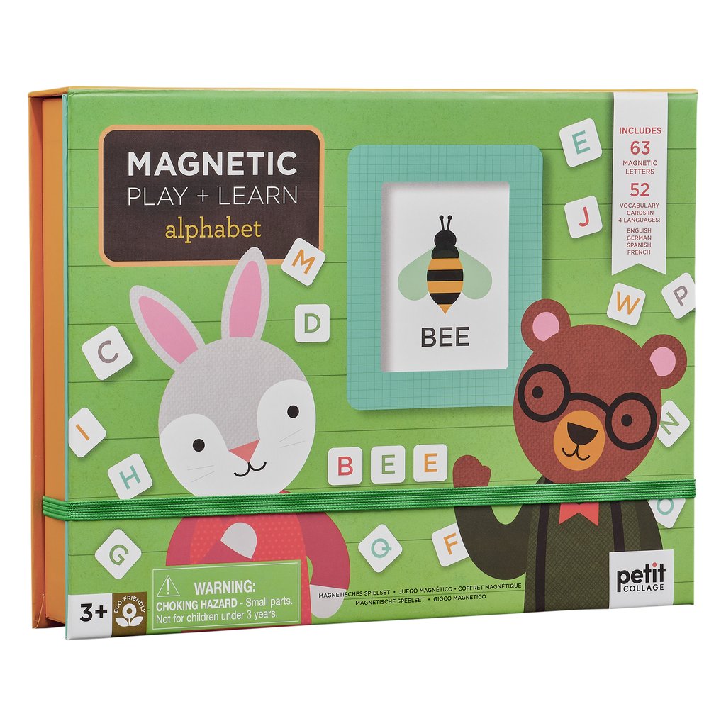 Magnetické puzzle Abeceda - Učíme se jazyky PETIT COLLAGE - Lavly