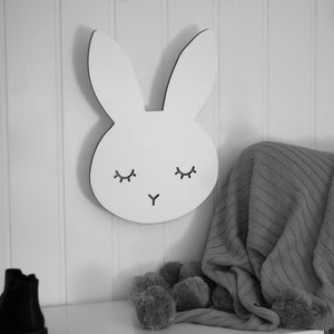Dotyková nástěnná lampa MASELIVING Spící králíček bílý
