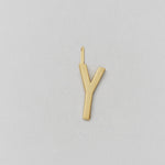 Zlatý přívěsek Písmeno A-Z - 16 mm DESIGN LETTERS - Lavly