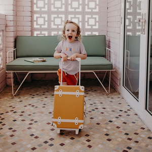 Cestovní kufr pro děti OLLI ELLA See-Ya - Apricot
