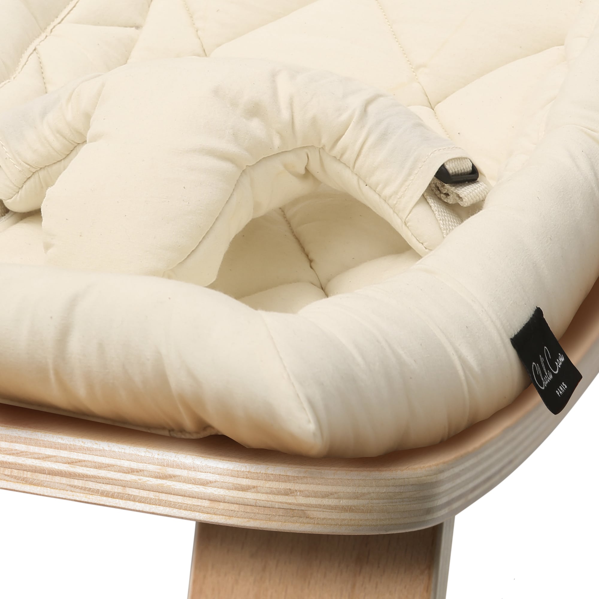 Dětské houpací lehátko CHARLIE CRANE Levo Organic White | Stylové doplňky pro děti a ženy | Lavly.cz