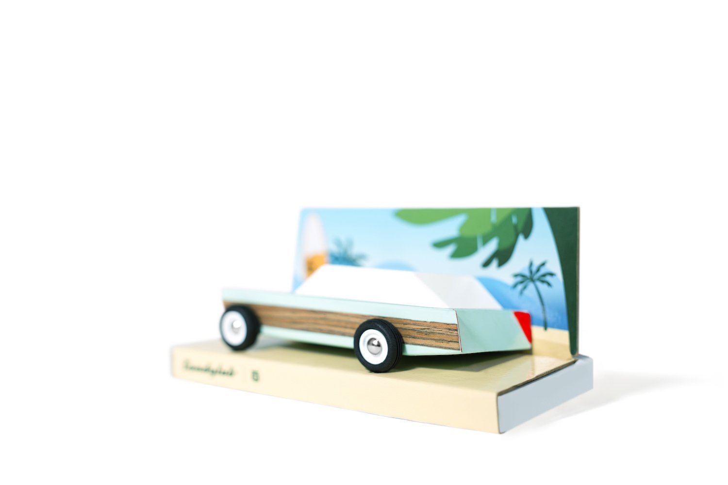 Dřevěné auto CANDYLAB Junior Line Mini Woodie | Stylové doplňky pro děti a ženy | Lavly.cz