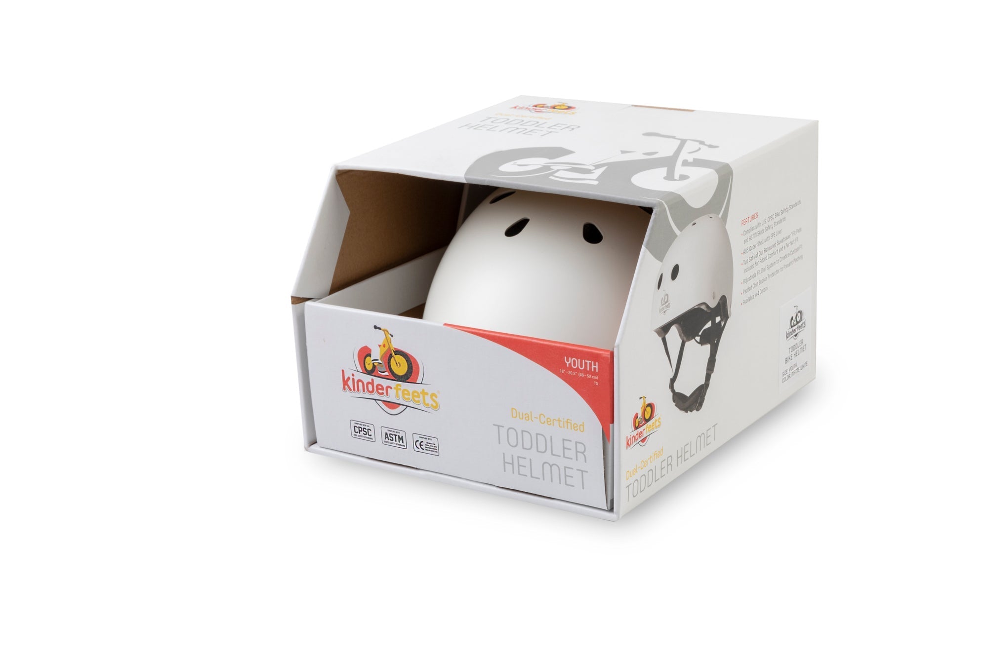 Helma KINDERFEETS Matte White | Stylové doplňky pro děti a ženy | Lavly.cz
