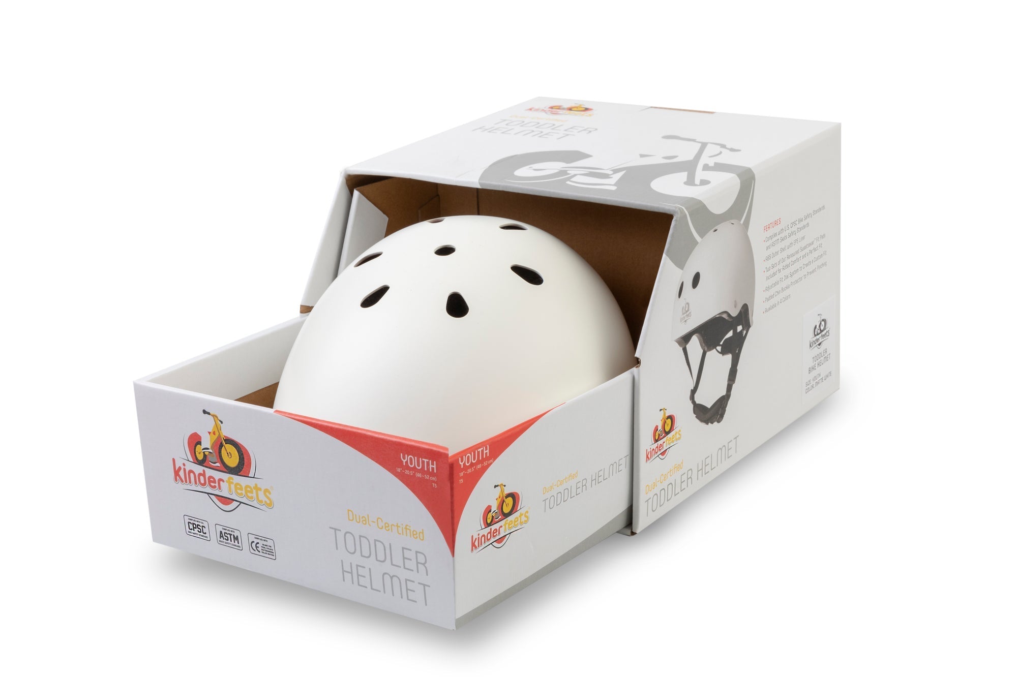 Helma KINDERFEETS Matte White | Stylové doplňky pro děti a ženy | Lavly.cz