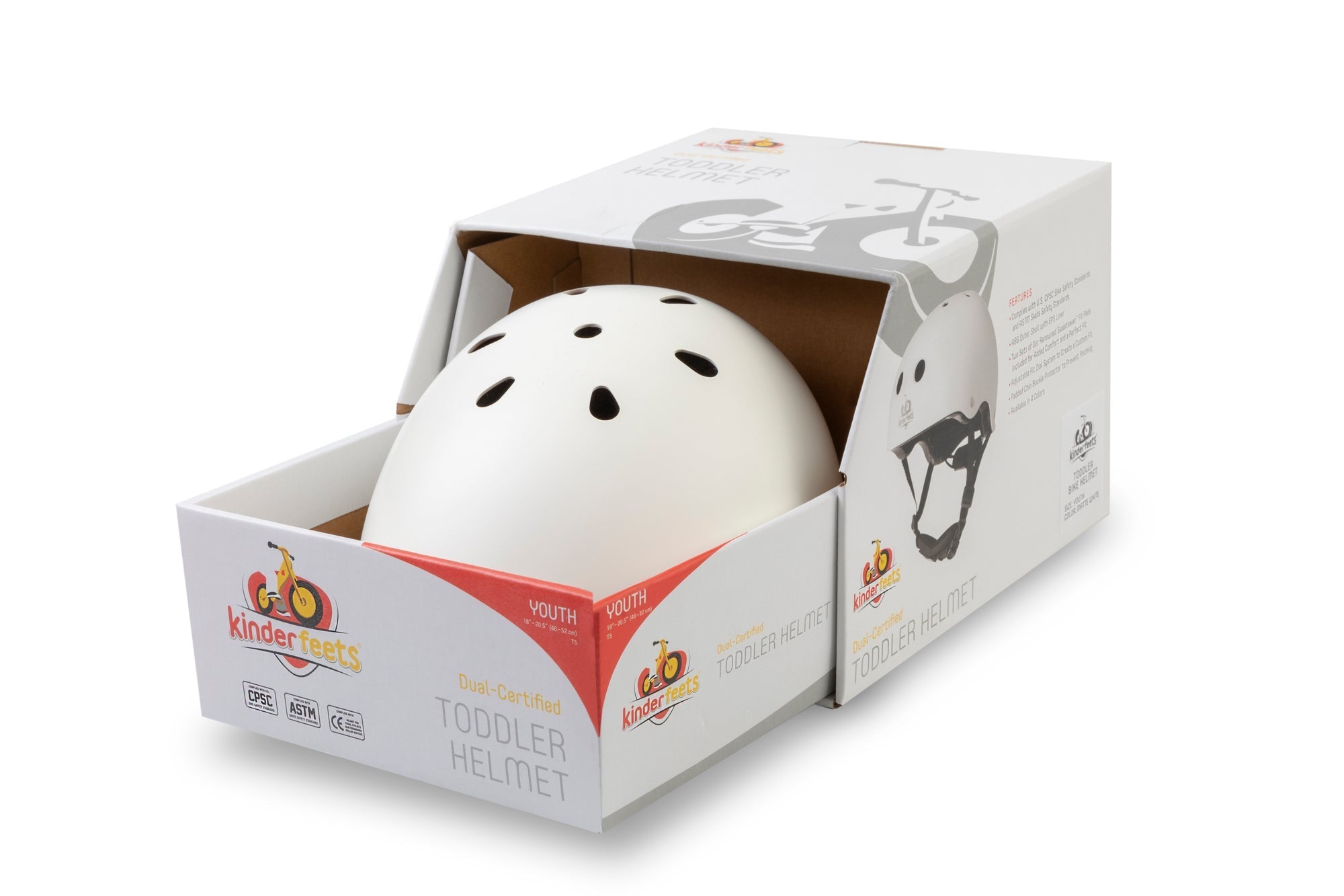 Helma KINDERFEETS Matte White | Stylové doplňky pro děti a ženy | Lavly.cz