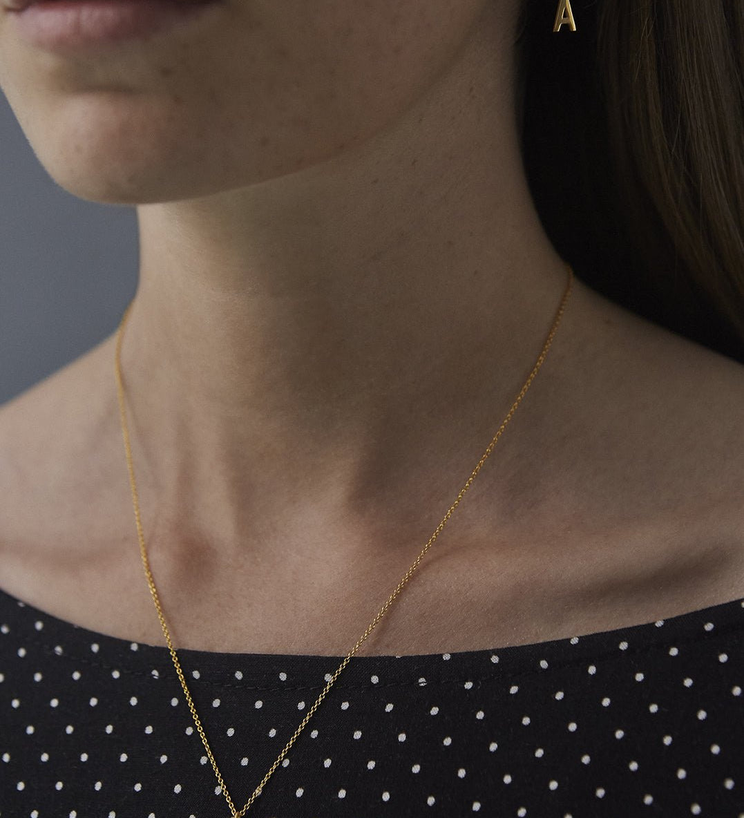 Kruhové náušnice zlaté, 24 mm - DESIGN LETTERS | Stylové doplňky pro děti a ženy | Lavly.cz