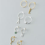 Kruhové náušnice zlaté, 24 mm - DESIGN LETTERS | Stylové doplňky pro děti a ženy | Lavly.cz