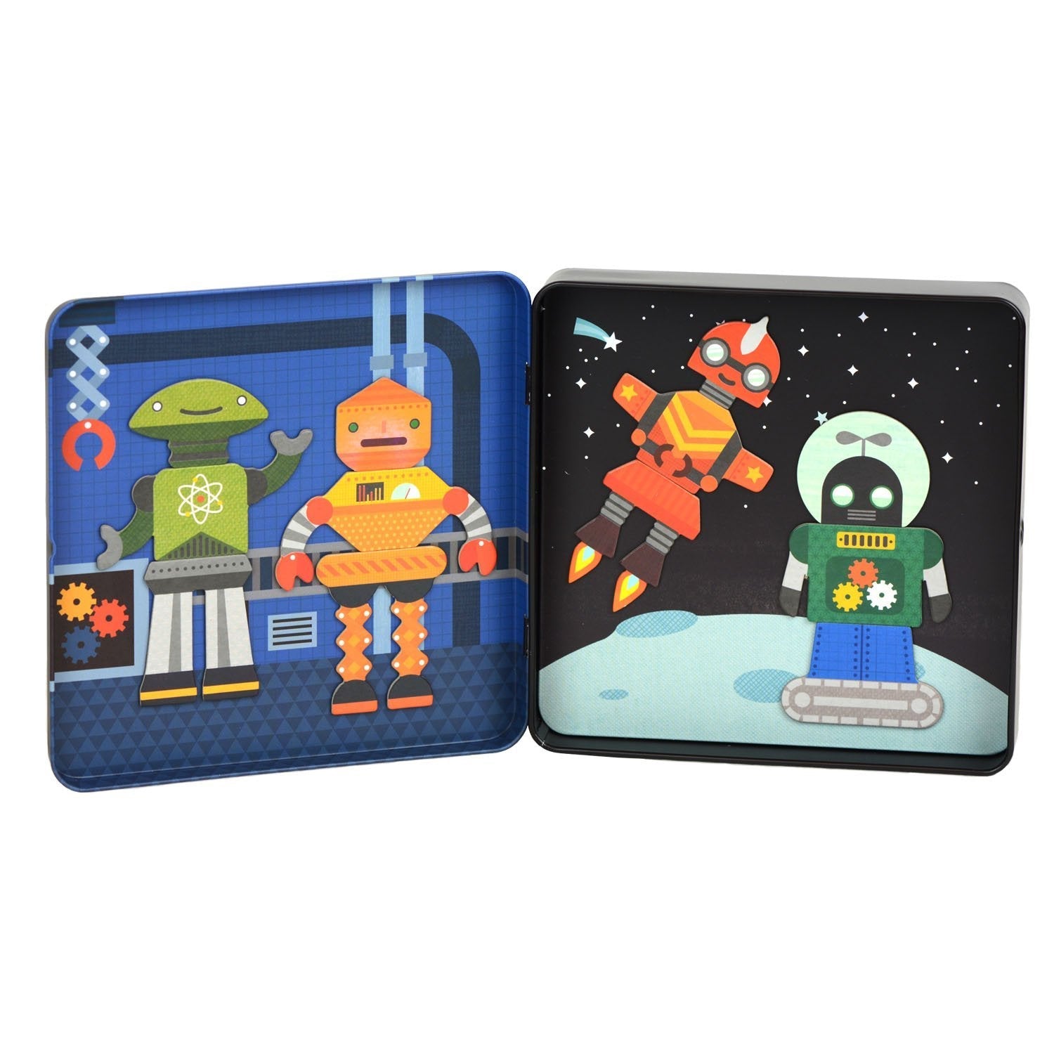 Magnetická skládačka PETIT COLLAGE Roboti | Stylové doplňky pro děti a ženy | Lavly.cz