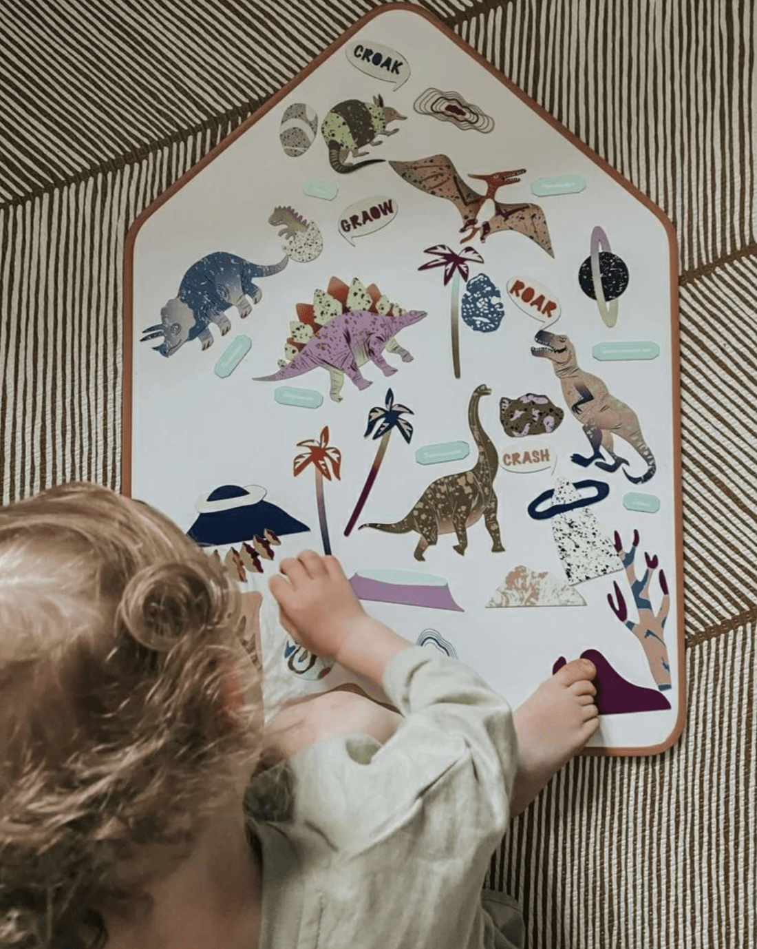 Magnetická tabule Ma Cabane a Reves Domeček Nude | Stylové doplňky pro děti a ženy | Lavly.cz