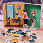Magnetické převlékací panenky PETIT COLLAGE | Stylové doplňky pro děti a ženy | Lavly.cz