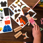 Magnetické převlékací panenky PETIT COLLAGE | Stylové doplňky pro děti a ženy | Lavly.cz