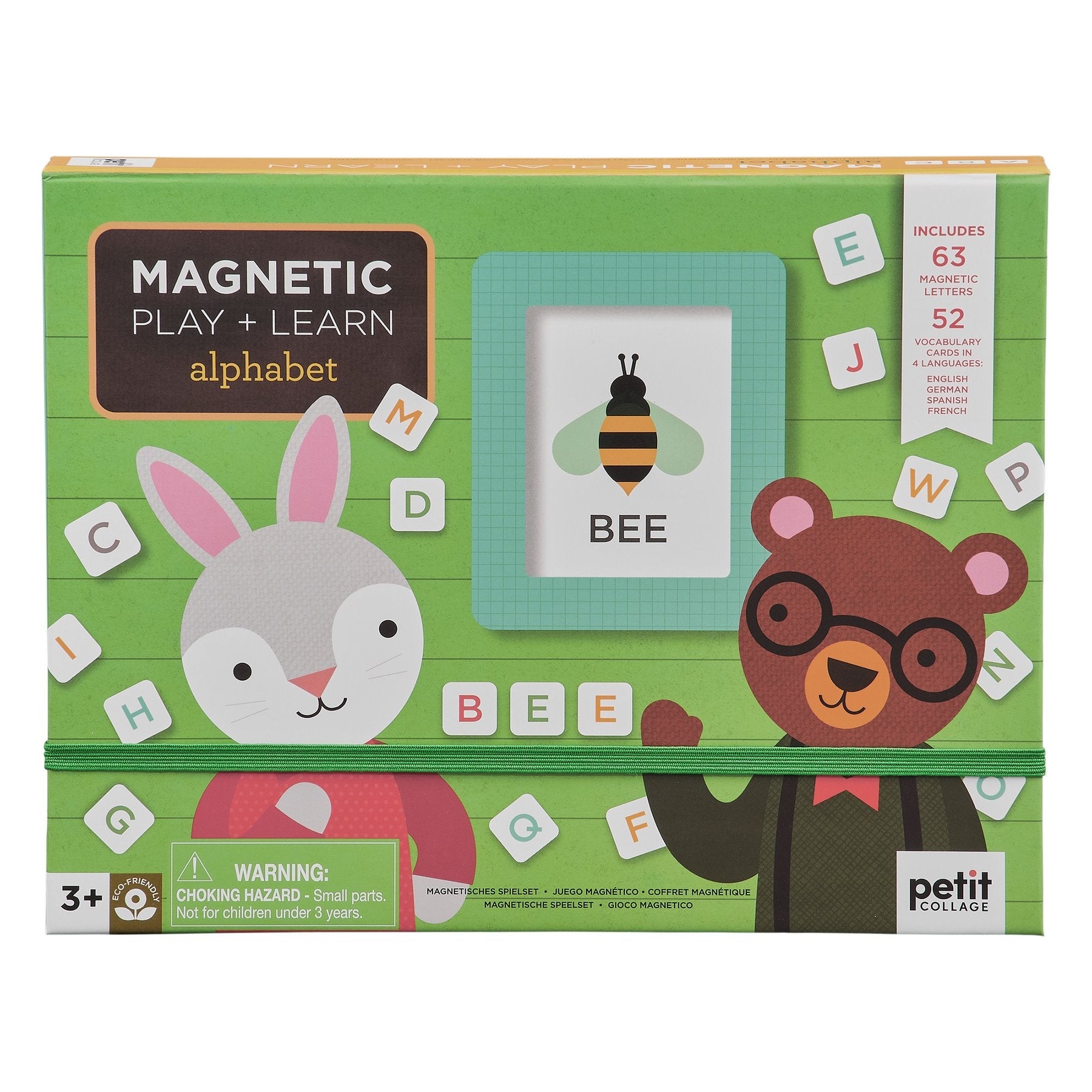 Magnetické puzzle Abeceda - Učíme se jazyky PETIT COLLAGE | Stylové doplňky pro děti a ženy | Lavly.cz