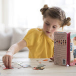 Magnetické puzzle - cestovní set PETIT COLLAGE V ateliéru | Stylové doplňky pro děti a ženy | Lavly.cz