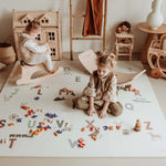 Oboustranná puzzle podložka PLAY&GO Abeceda / Terazzo | Stylové doplňky pro děti a ženy | Lavly.cz