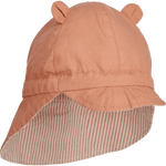 Oboustranný letní klobouk LIEWOOD Gorm Seersucker Proužky Tuscany Rose / Sandy | Stylové doplňky pro děti a ženy | Lavly.cz