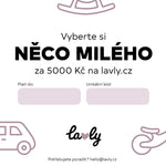 Online dárkový poukaz na Lavly za 5000 Kč | Stylové doplňky pro děti a ženy | Lavly.cz