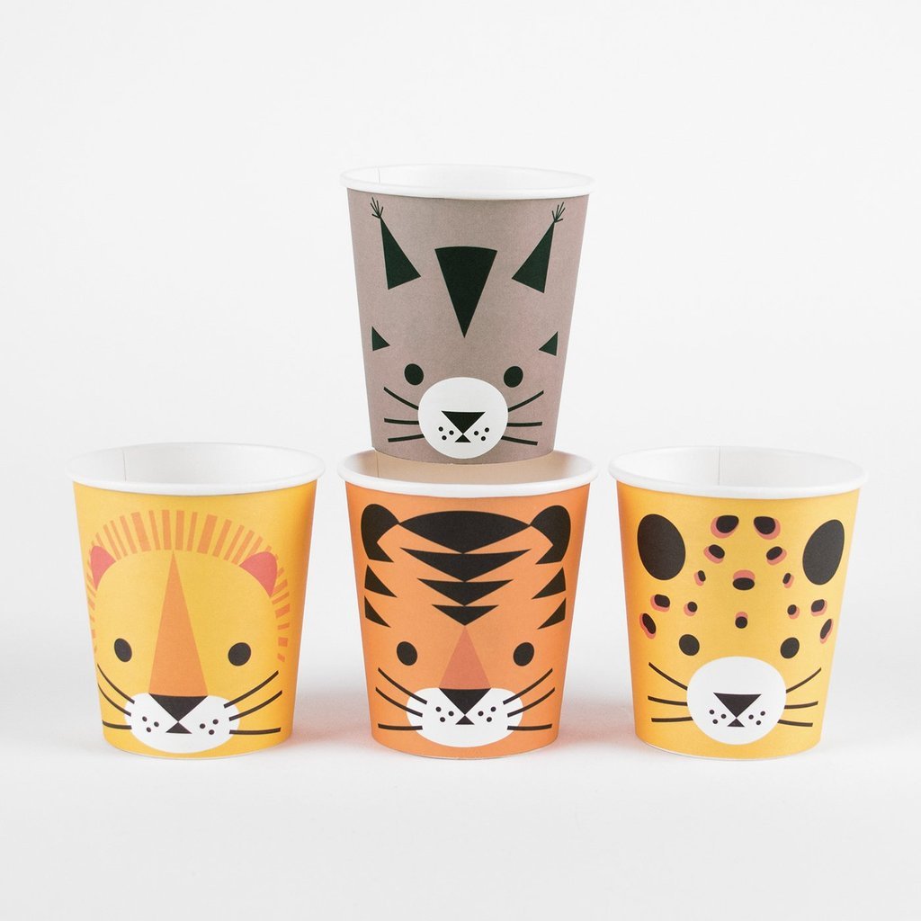 Papírové kelímky Mini Animals | Stylové doplňky pro děti a ženy | Lavly.cz