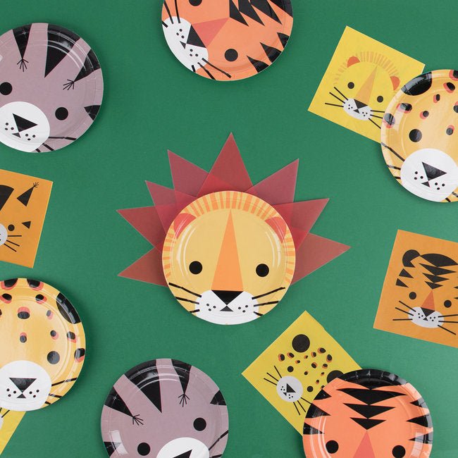 Papírové talíře Mini Animals | Stylové doplňky pro děti a ženy | Lavly.cz