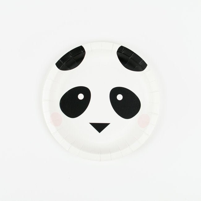 Papírové talíře Mini Panda | Stylové doplňky pro děti a ženy | Lavly.cz