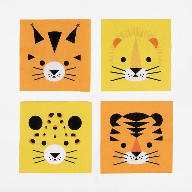 Papírové ubrousky Mini Animals | Stylové doplňky pro děti a ženy | Lavly.cz