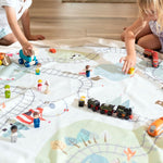 PLAY&GO Vak na hračky - Koleje/medvědi - Lavly