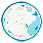 PLAY&GO BABY Hrací podložka / Vak na hračky / Taška - Velryba - Lavly
