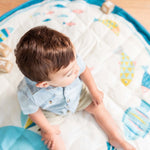 PLAY&GO BABY Hrací podložka / Vak na hračky / Taška - Velryba - Lavly