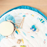 PLAY&GO BABY Hrací podložka / Vak na hračky / Taška - Velryba - Lavly
