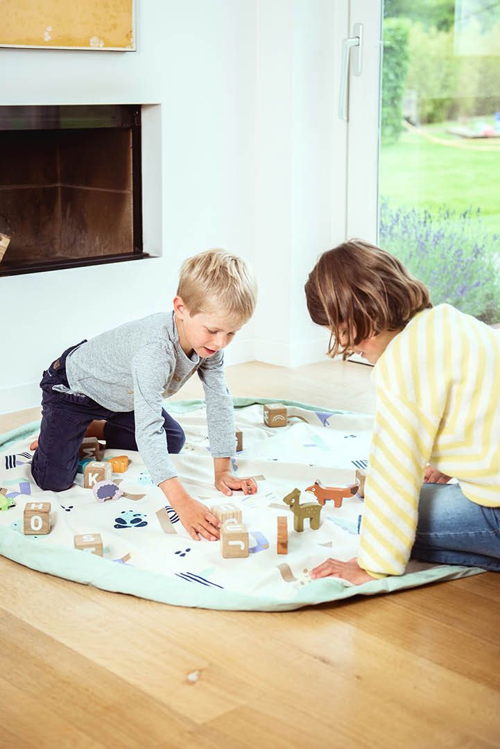 PLAY&GO Hrací podložka / vak na hračky Zvířecí abeceda | Stylové doplňky pro děti a ženy | Lavly.cz