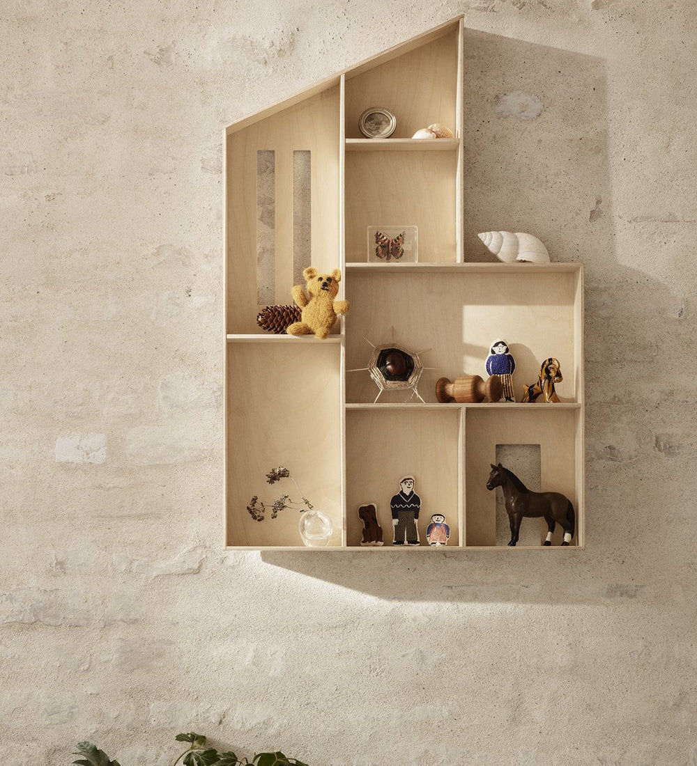 Polička FERM LIVING Miniature Funkis House | Stylové doplňky pro děti a ženy | Lavly.cz