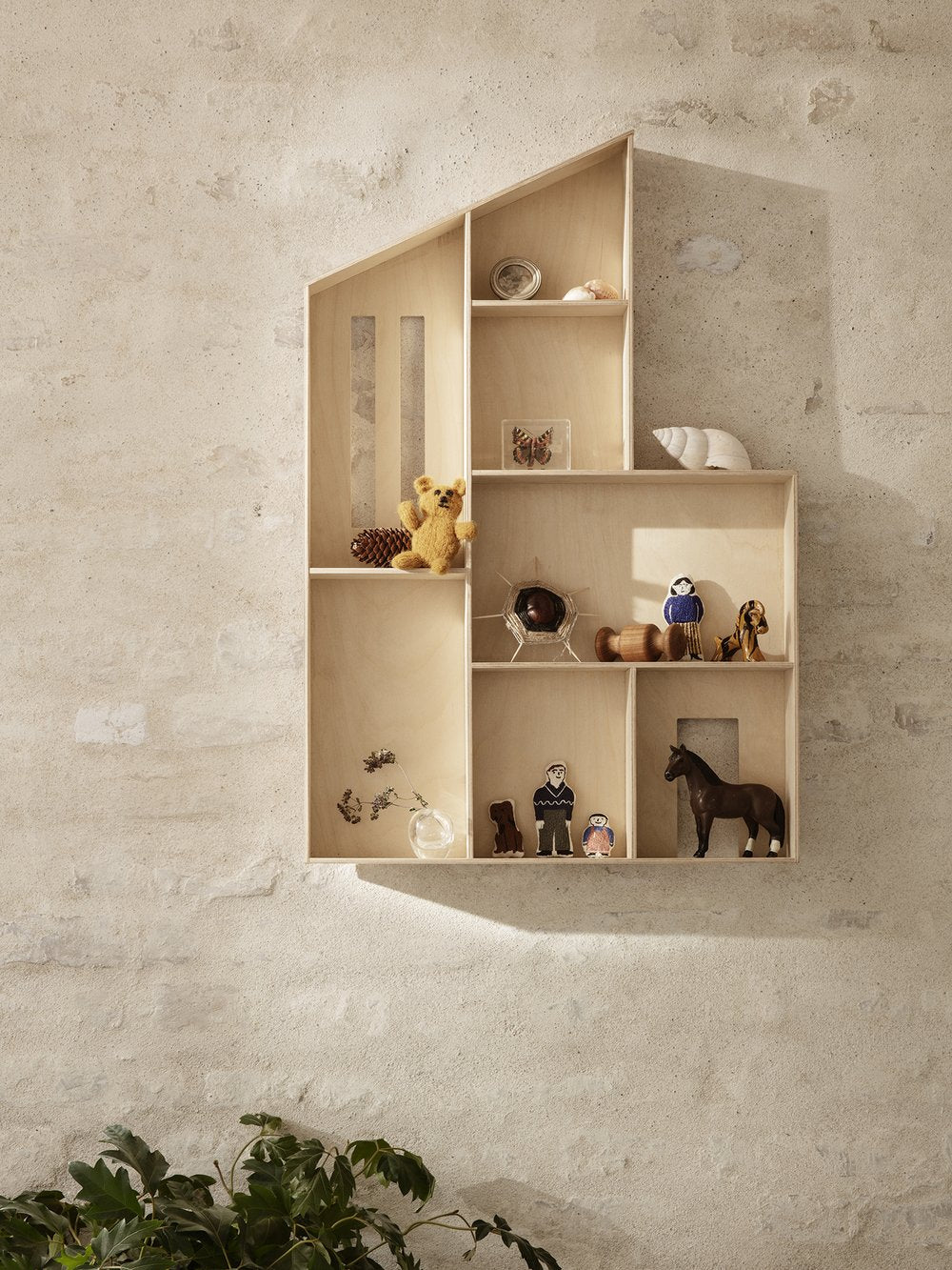Polička FERM LIVING Miniature Funkis House | Stylové doplňky pro děti a ženy | Lavly.cz