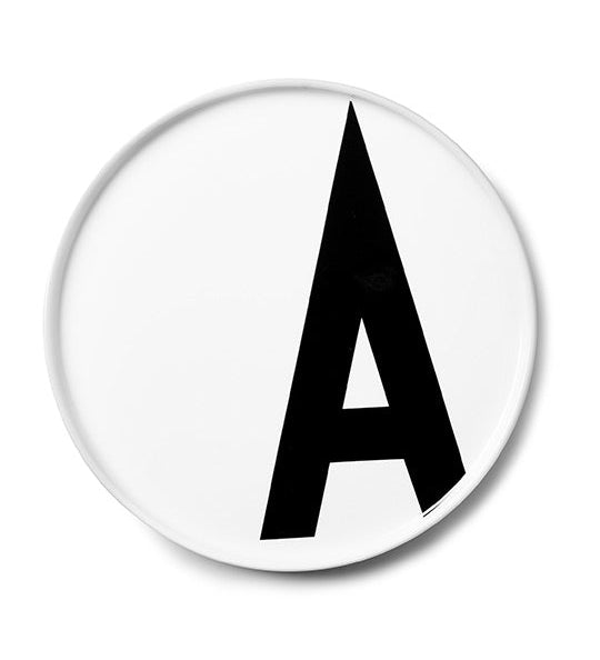 Porcelánový personalizovaný talíř A - Z DESIGN LETTERS | Stylové doplňky pro děti a ženy | Lavly.cz