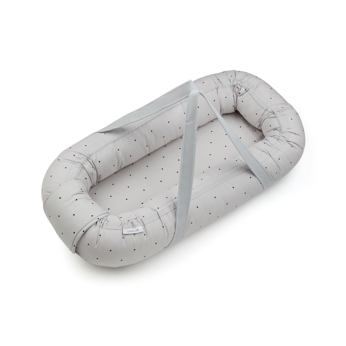 Přenosné hnízdečko LIEWOOD Gro Classic Dot Dumbo Grey | Stylové doplňky pro děti a ženy | Lavly.cz