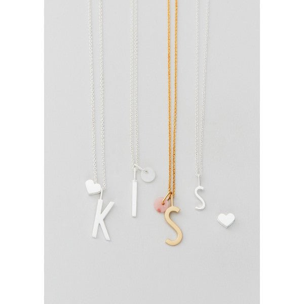 Přívěsek srdíčko stříbrné DESIGN LETTERS | Stylové doplňky pro děti a ženy | Lavly.cz