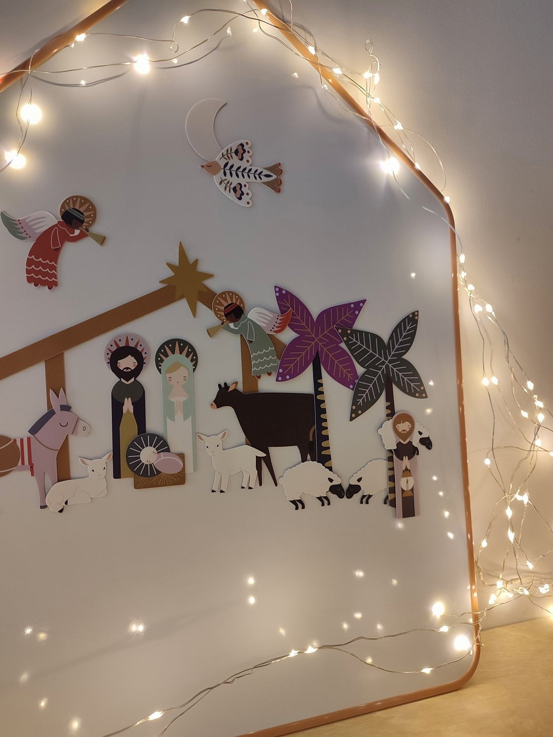 Sada magnetických obrázků Ma Cabane a Reves Adventní kalendář Betlém | Lavly.cz