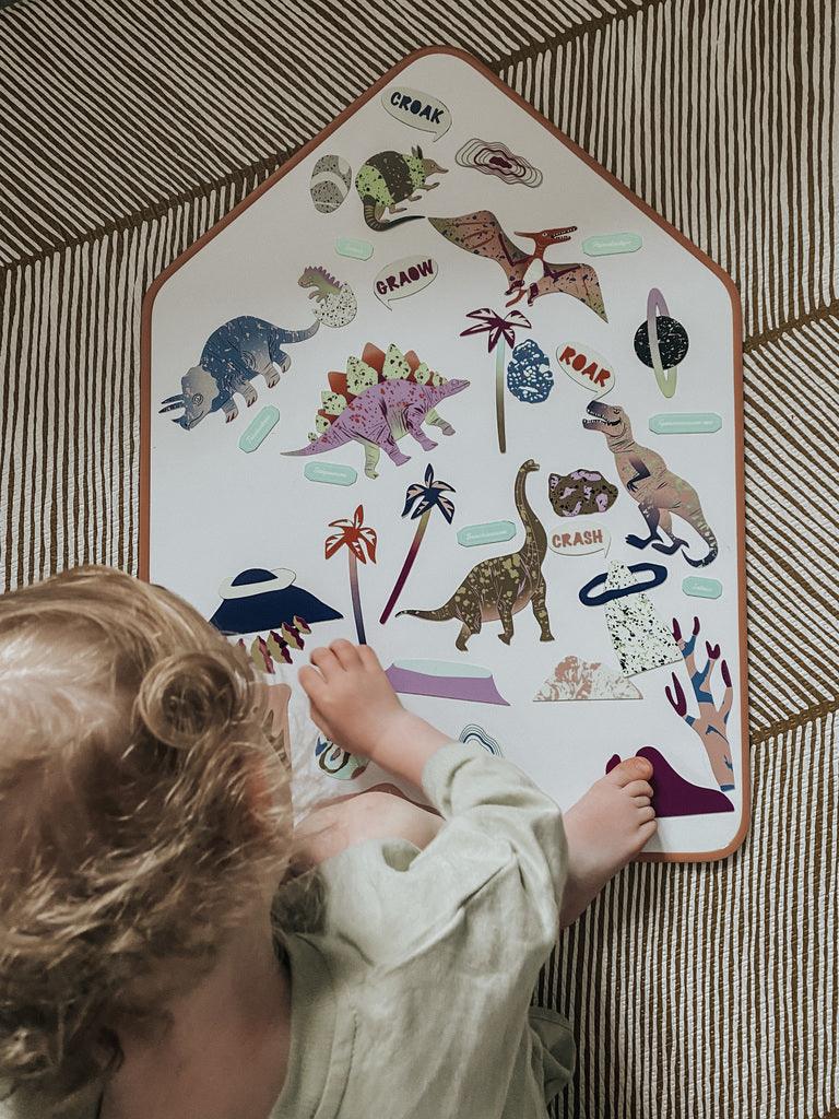 Sada magnetických obrázků Ma Cabane a Reves Dino | Stylové doplňky pro děti a ženy | Lavly.cz