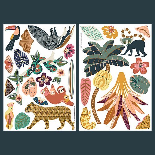 Sada magnetických obrázků Ma Cabane a Reves Džungle | Lavly.cz