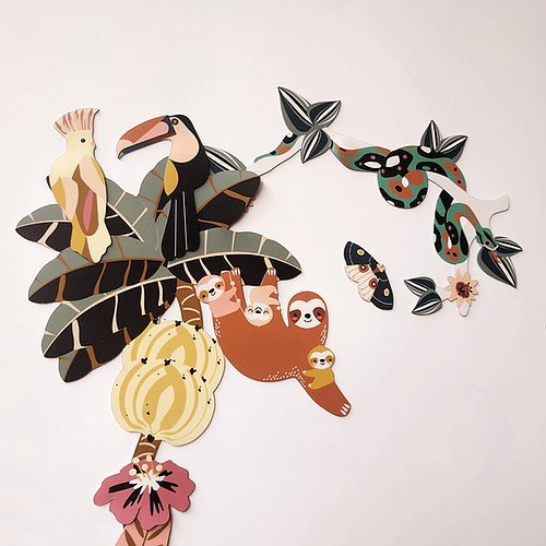 Sada magnetických obrázků Ma Cabane a Reves Džungle | Lavly.cz