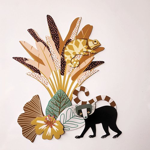 Sada magnetických obrázků Ma Cabane a Reves Džungle | Lavly.cz