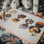 Sada magnetických obrázků Ma Cabane a Reves Panenky Afrika | Stylové doplňky pro děti a ženy | Lavly.cz
