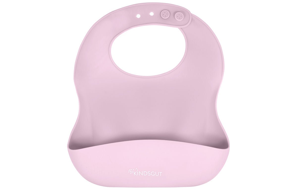 Silikonový bryndáček KINDSGUT Delicate Pink | Stylové doplňky pro děti a ženy | Lavly.cz