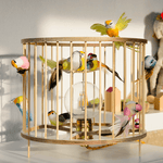 Stolní lampa LAKALUK Birdcage přírodní | Stylové doplňky pro děti a ženy | Lavly.cz
