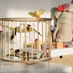 Stolní lampa LAKALUK Birdcage přírodní | Stylové doplňky pro děti a ženy | Lavly.cz