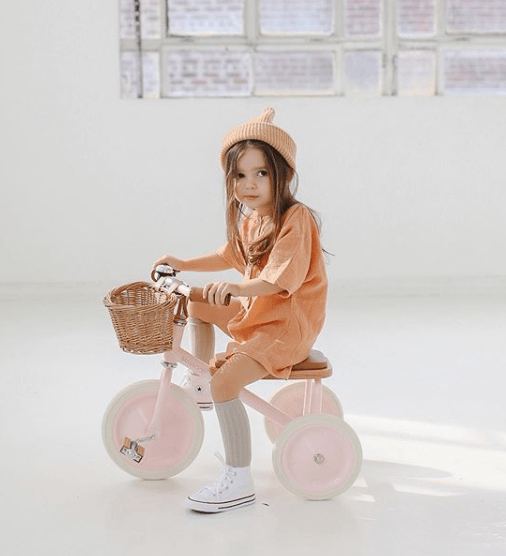 Tříkolka BANWOOD Pink | Stylové doplňky pro děti a ženy | Lavly.cz