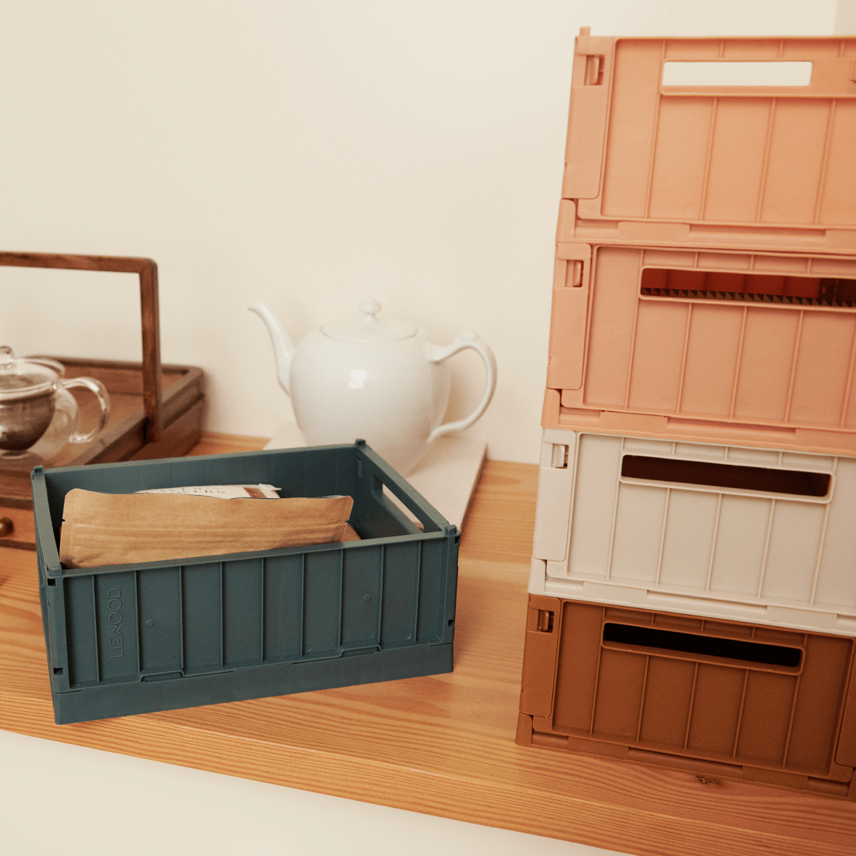 Úložné boxy LIEWOOD Weston "S" Tuscany Rose 2 kusy | Stylové doplňky pro děti a ženy | Lavly.cz