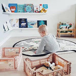 Úložný box AY - KASA Midi Warm Taupe | Stylové doplňky pro děti a ženy | Lavly.cz
