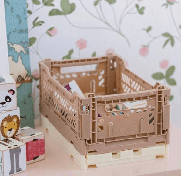 Úložný box AY - KASA Mini Warm Taupe | Stylové doplňky pro děti a ženy | Lavly.cz