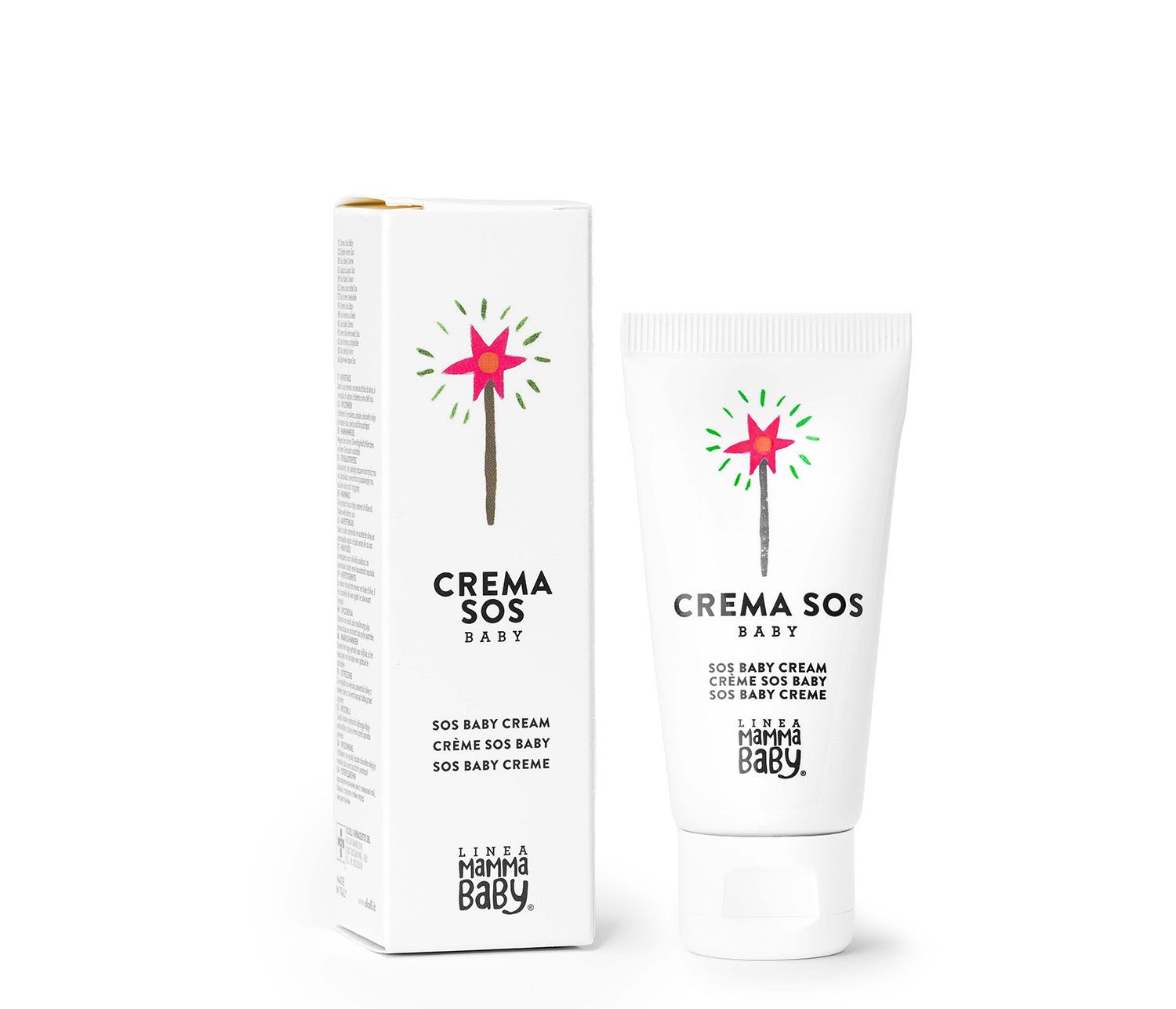 Zklidňující krém proti zarudnutí SOS Baby Crema LINEA MAMMA BABY | Stylové doplňky pro děti a ženy | Lavly.cz