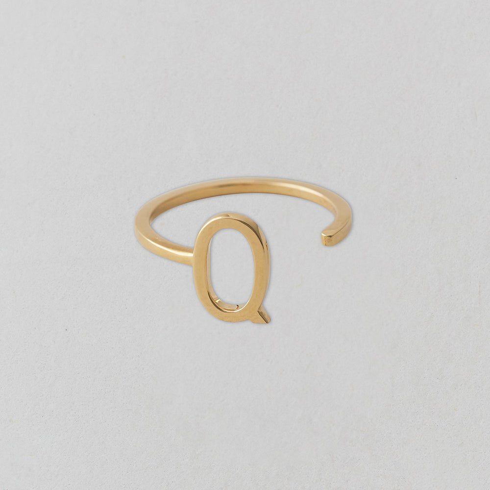 Zlatý prsten Písmeno A - Z - DESIGN LETTERS | Stylové doplňky pro děti a ženy | Lavly.cz